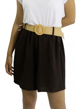 Shorts con cintura fantasia "Leila"